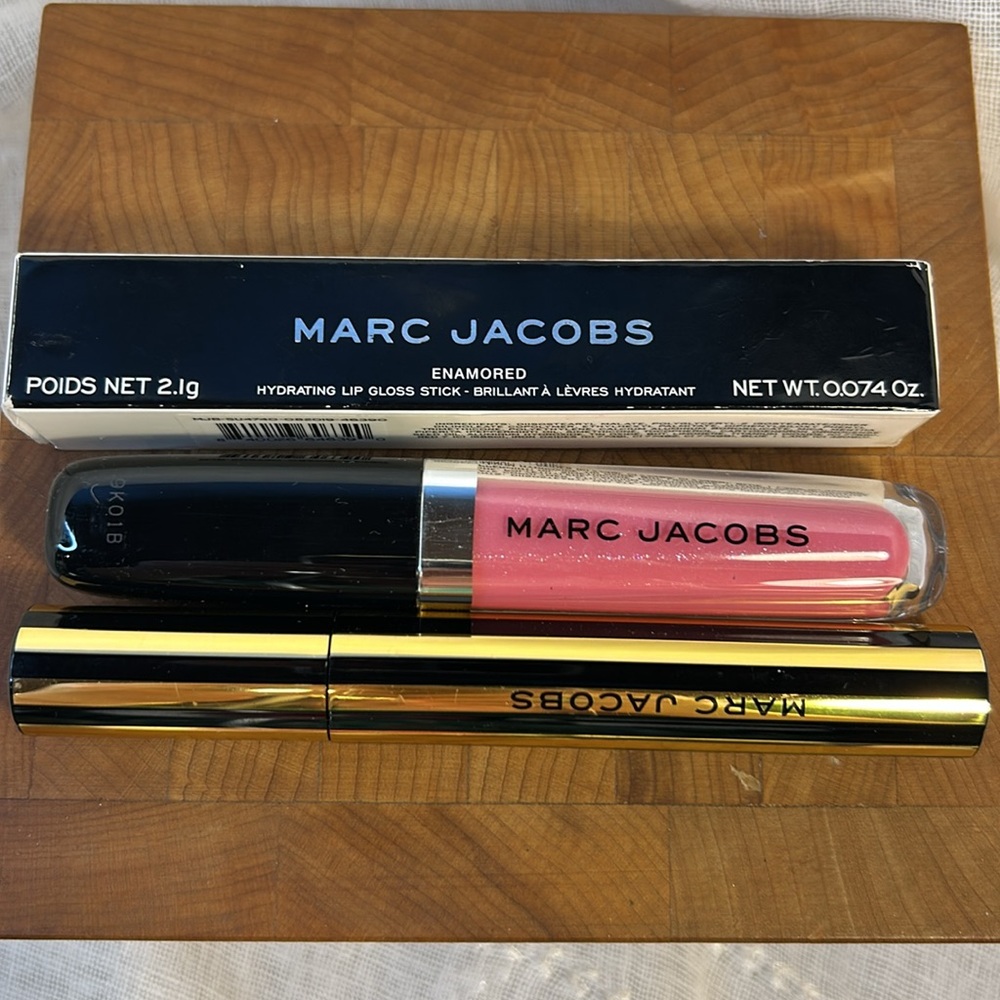 NWT Marc Jacobs bundle of mascara and lip gloss
